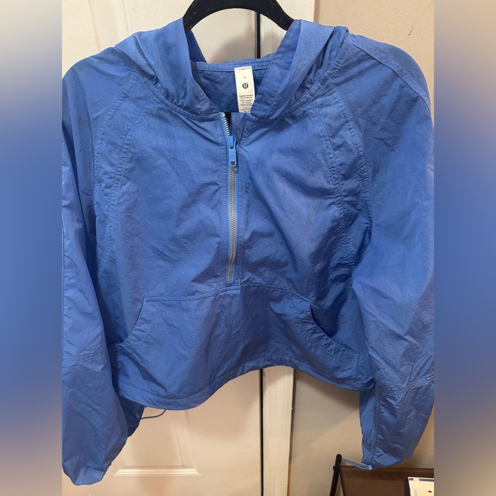 Lululemon blue cropped Anorak jacket - Picture 2 of 5